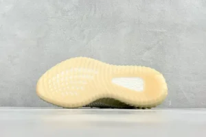 Adidas Yeezy Boost 350 V2 ochre rubber outsole Primeknit upper sneakers