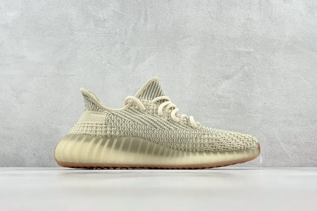 Adidas Yeezy Boost 350 V2 Sesame cream knit primeknit sneakers