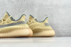Adidas Yeezy Boost 350 V2 Butter yellow gray Primeknit sneakers with translucent sole
