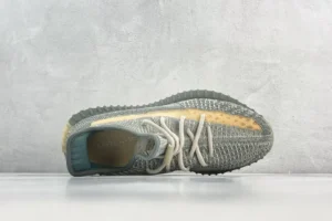 Adidas Yeezy Boost 350 V2 Israfil grey yellow Primeknit sneakers
