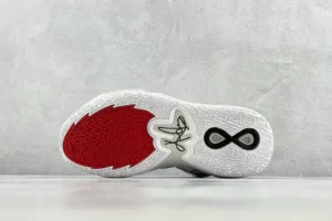 Nike Jordan 34 PF DJ5994-100 white black university red basketball sneakers rubber outsole