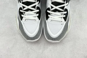 Nike Air Max 270 React ENG Style CT1265-001 white black grey mesh and synthetic sneakers