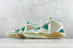 Nike Kyrie 8 EP DD1398-200 teal cream white leather synthetic basketball sneakers