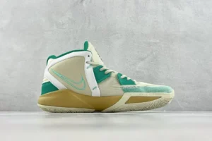 Nike Zoom Freak 3 Pistachio Frost green beige synthetic leather sneakers with gum sole