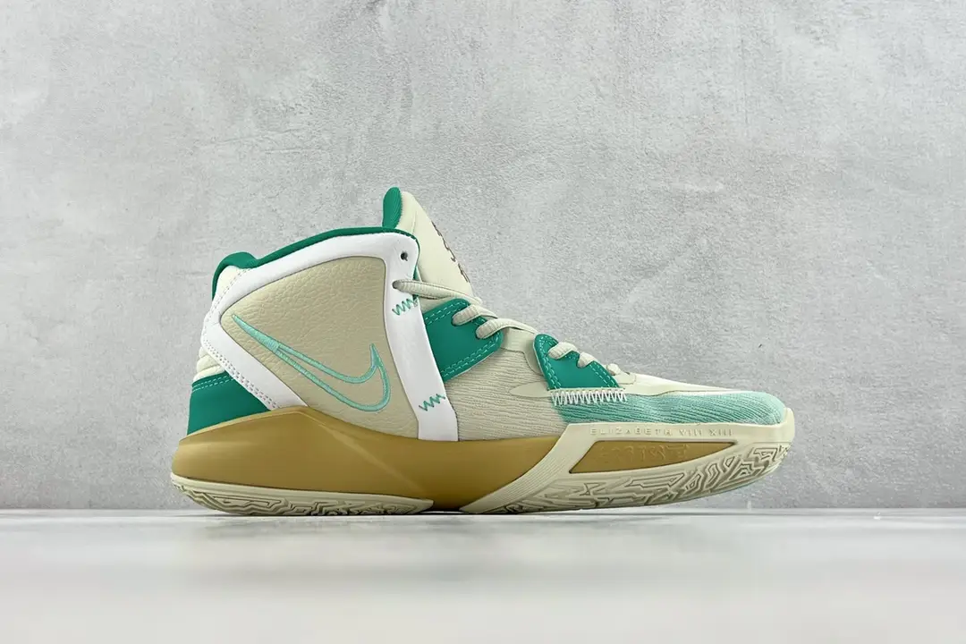 Nike Zoom Freak 3 Pistachio Frost green beige synthetic leather sneakers with gum sole