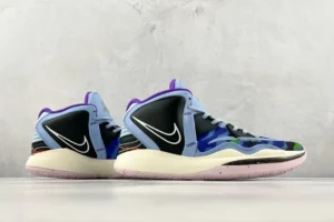 Nike Air Zoom Freak 2 purple blue black synthetic leather basketball sneakers