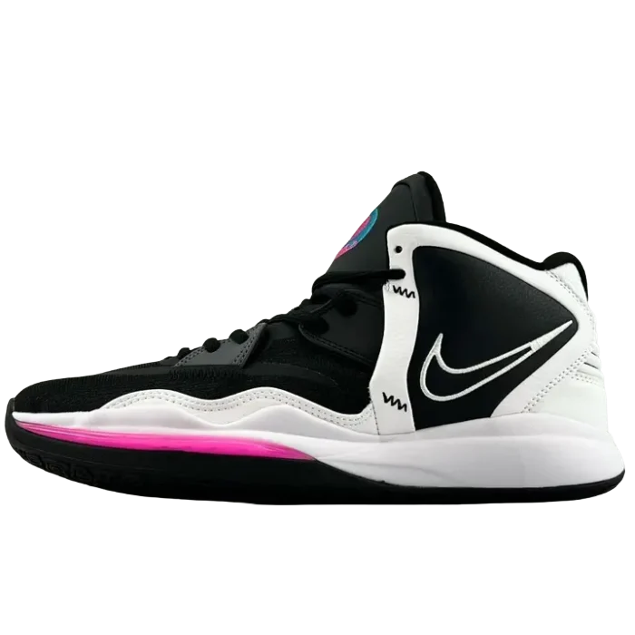 Nike Air Flightposite 1 Style CZ4982-001 black white pink synthetic leather basketball sneakers