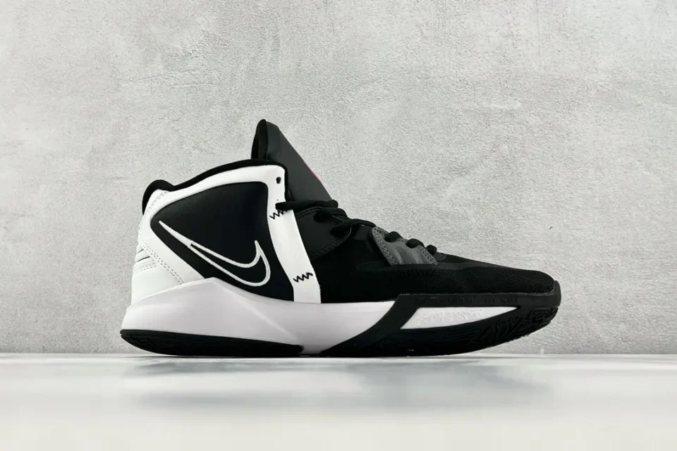 Nike Kyrie Flytrap 4 black white gray mixed material basketball sneakers