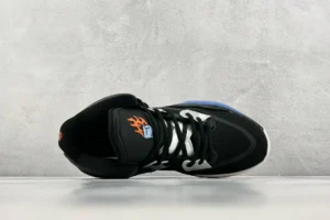 New Balance Kawhi Leonard 2 black silver blue synthetic mesh sneakers