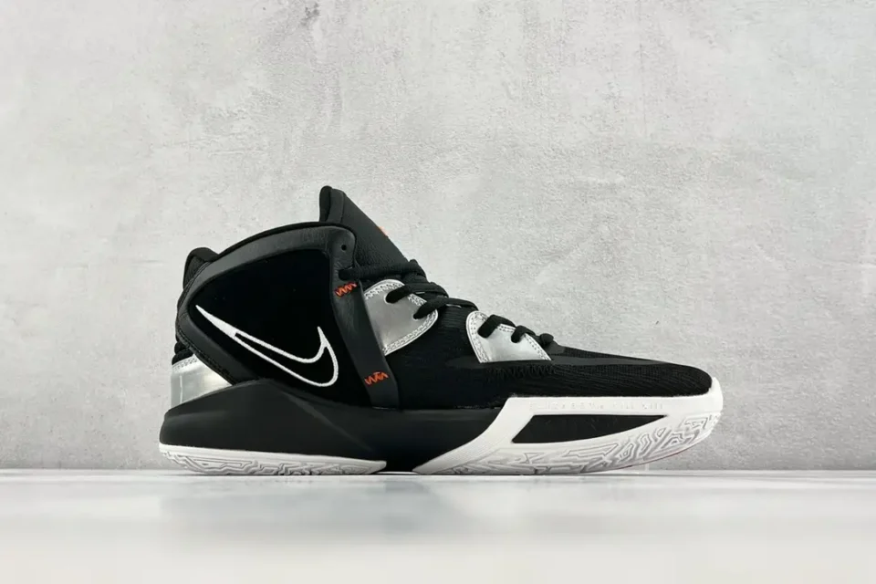 Nike Zoom Freak 3 black white silver synthetic leather basketball sneakers