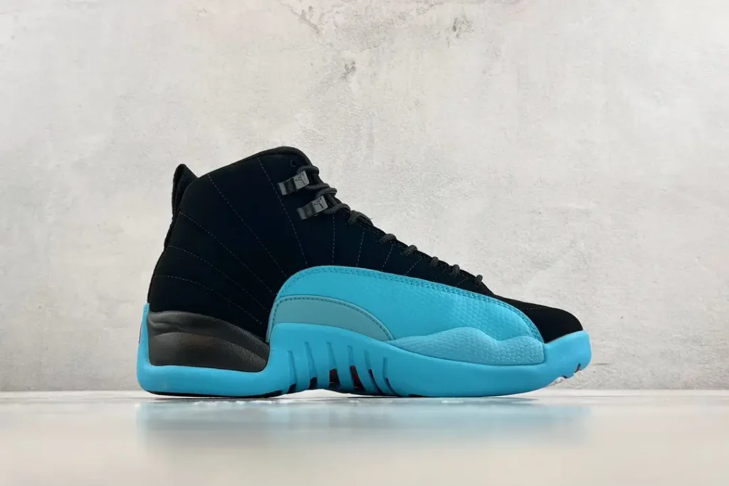 Nike Air Jordan 12 Retro University Blue black and blue premium leather sneakers