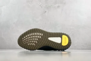 Adidas Yeezy Boost 350 V2 black gum rubber outsole sneakers with Boost cushioning technology