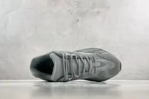 Adidas Yeezy Boost 700 V2 Static grey mesh suede sneakers with reflective detailing