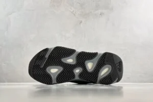 Adidas Yeezy 700 V2 black grey rubber outsole sneakers