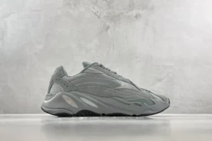 Adidas Yeezy Boost 700 V2 Static grey colorway mixed mesh and suede sneakers