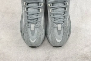 Adidas Yeezy Boost 700 V2 Static grey colorway mesh and suede sneakers