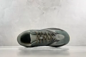 Adidas Yeezy Boost 700 Teal Blue gray suede mesh sneakers with reflective detailing