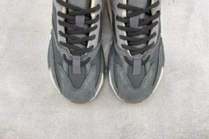 Adidas Yeezy Boost 700 V2 Static grey colorway suede and mesh sneakers