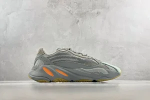 Adidas Yeezy Boost 700 V2 Tephra grey orange reflective synthetic leather sneakers