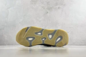 Adidas Yeezy Boost 700 V2 tan gum rubber outsole sneaker with gray accents durable traction design