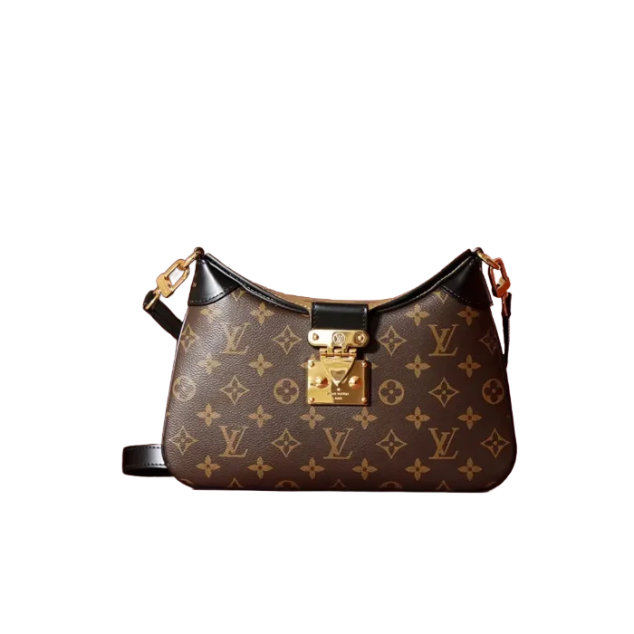 Louis Vuitton Croisette 20 monogram canvas bag brown leather trim gold-tone hardware