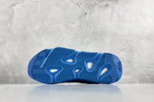 Adidas Yeezy Boost 700 Wave Runner blue rubber outsole sneakers with white Boost cushioning