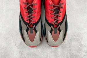 Adidas Yeezy Boost 700 Wave Runner multi-color gray suede mesh sneakers