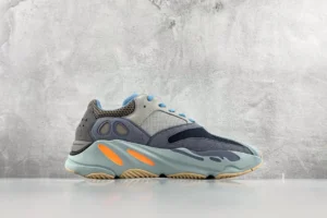 Adidas Yeezy Boost 700 Wave Runner blue grey orange suede mesh sneakers