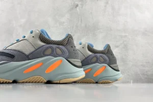 Adidas Yeezy Boost 700 Wave Runner grey blue orange suede mesh sneakers