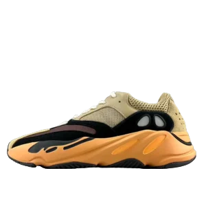 Adidas Yeezy Boost 700 Wave Runner beige black orange mesh suede sneakers