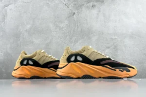 Adidas Yeezy Boost 700 Wave Runner brown black tan suede mesh sneakers