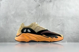 Adidas Yeezy Boost 700 Wave Runner beige black orange mesh suede sneakers