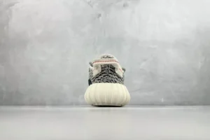 Adidas Yeezy Boost 350 V2 Zebra white black red primeknit sneakers rear view