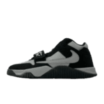 Nike Air Trainer SC High black white suede leather sneakers with strap closure