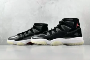 Nike Jordan 11 Retro 378037-061 black red white patent leather basketball sneakers