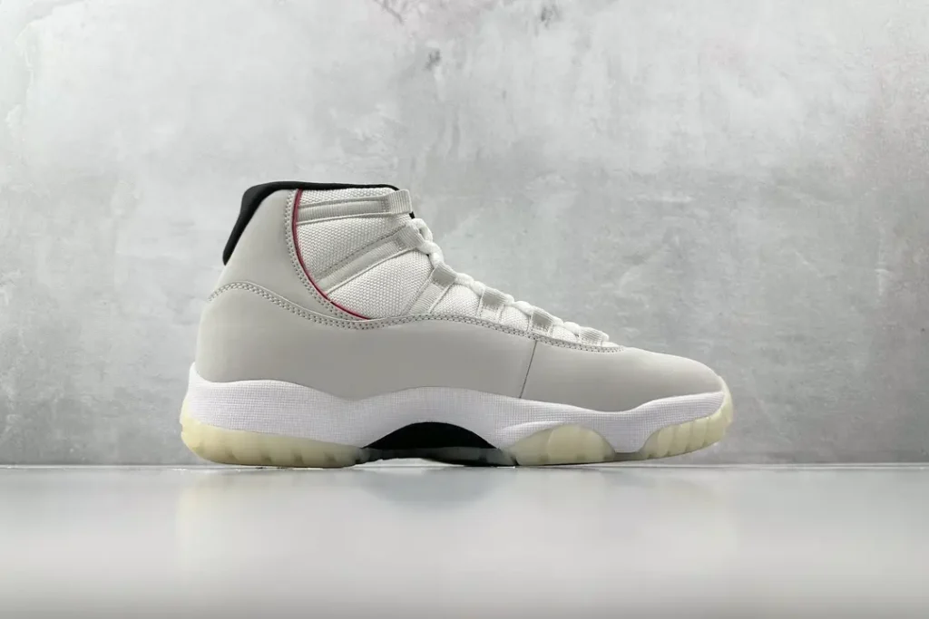 Nike Air Jordan 10 Retro Light Bone white black red leather mesh sneakers