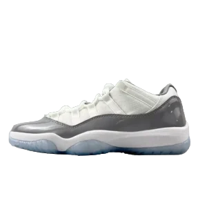 Air Jordan 11 Retro Low Cool Grey white grey patent leather sneakers
