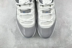 Nike Air Jordan 11 Retro Cool Grey white and grey leather sneakers with mesh upper