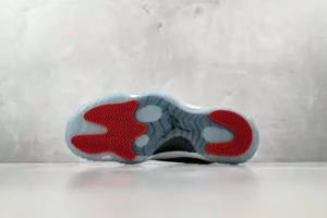 Nike Air Jordan 11 Retro infrared black white translucent rubber sole sneakers