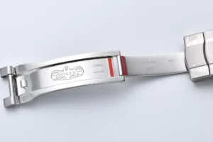 Rolex watch clasp stainless steel with engraved logo and Geneva Swiss Made marking stainless steel material