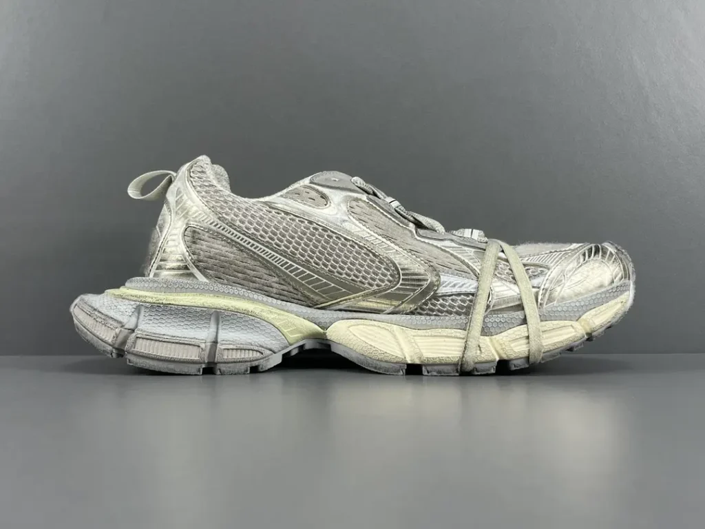 Nike Zoom Air 270 OG Style CW4121-001 light grey mesh and synthetic material sneakers