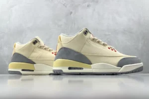 Nike Jordan 3 Retro Canvas Light Orewood Brown Sail Dark Grey Style CZ6431-200 canvas sneakers