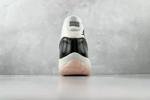 Nike Jordan 11 Retro Concord Style 378037-100 white and black patent leather sneaker with icy sole