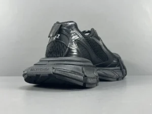 Balenciaga Track 2 sneaker black colorway mesh and synthetic material with embossed logo outsole