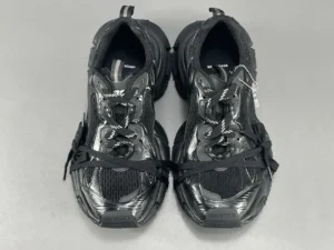 Balenciaga Track 2 sneaker black colorway mesh and synthetic material