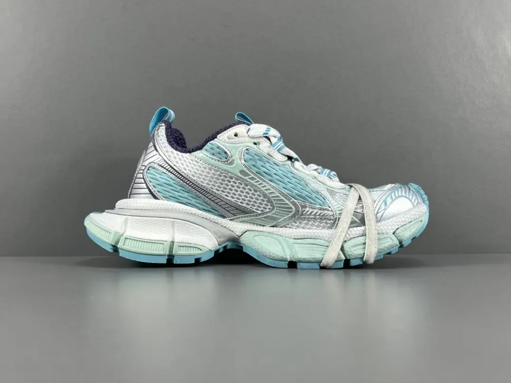 Puma Cell Endura sneakers white blue silver mesh synthetic leather material