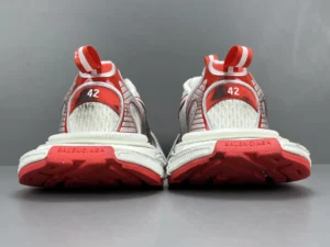 Balenciaga Track 2.0 sneakers 542023 white red mesh and synthetic material with rubber sole