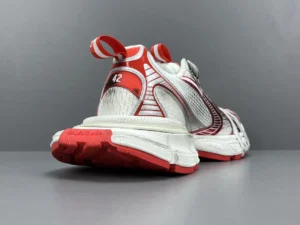 Balenciaga Runner sneaker size 42 white red mesh and synthetic material running shoe