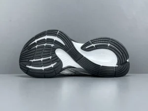 Balenciaga Track sneaker black white rubber sole durable outsole traction design