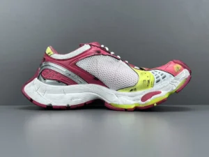 Balenciaga Track 2.0 sneaker red white yellow mesh and synthetic material multi-layer design